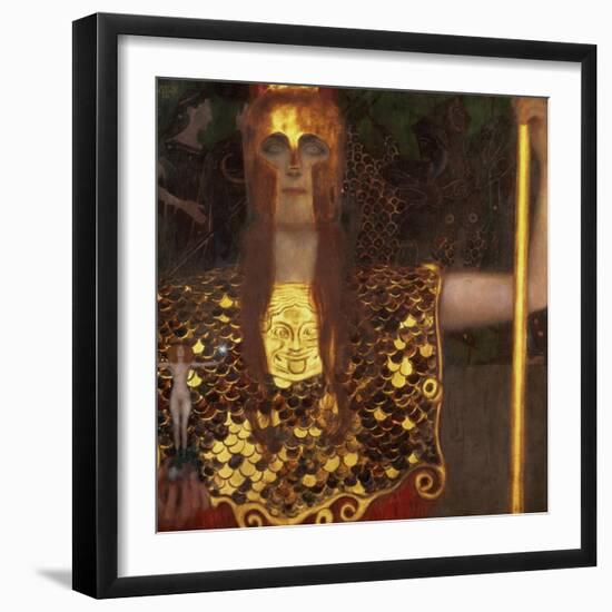 Minerva or Pallas Athena-Gustav Klimt-Framed Giclee Print