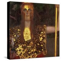 Minerva or Pallas Athena-Gustav Klimt-Stretched Canvas