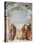 Minerva Preventing Achilles from Killing Agamemnon-Giambattista Tiepolo-Stretched Canvas