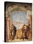 Minerva Restraining Achilles from Killing Agamemnon-Giambattista Tiepolo-Stretched Canvas