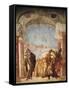 Minerva Restraining Achilles from Killing Agamemnon-Giambattista Tiepolo-Framed Stretched Canvas