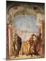 Minerva Restraining Achilles from Killing Agamemnon-Giambattista Tiepolo-Mounted Giclee Print