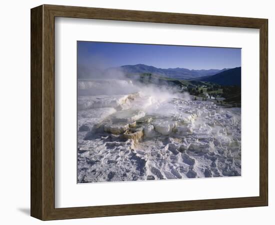Minerva Spring, Mammoth Hot Springs, Yellowstone National Park, Wyoming-Geoff Renner-Framed Photographic Print