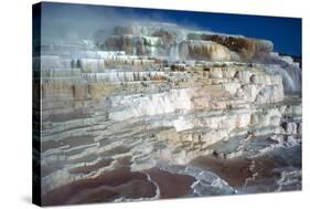 Minerva Terrace at Yellowstone-null-Stretched Canvas