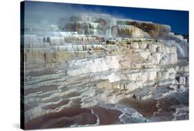 Minerva Terrace at Yellowstone-null-Stretched Canvas