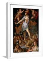 Minerva Victorious over Ignorance, Ca 1591-Bartholomeus Spranger-Framed Giclee Print