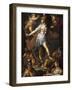 Minerva Victorious over Ignorance-Bartholomaeus Spranger-Framed Art Print