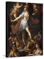 Minerva Victorious over Ignorance-Bartholomaeus Spranger-Stretched Canvas