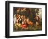 Minerva Visiting the Muses on Mount Helicon-Hans Jordaens III-Framed Giclee Print