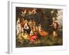 Minerva Visiting the Muses on Mount Helicon-Hans Jordaens III-Framed Giclee Print