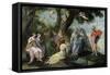 Minerva with the Muses-Jacques Stella-Framed Stretched Canvas