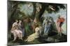 Minerva with the Muses-Jacques Stella-Mounted Giclee Print