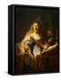 Minerva-Rembrandt van Rijn-Framed Stretched Canvas