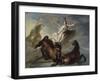 Minerve abreuve ses chevaux dans l'océan au retour d'un combat-René Antoine Houasse-Framed Giclee Print