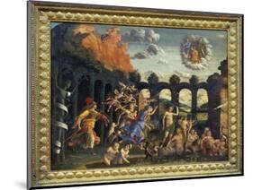 Minerve Chasing the Vices of the Garden of Virtue - Andrea Mantegna, circa 1497, Louvre Museum, Par-Andrea Mantegna-Mounted Giclee Print