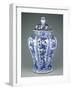 Ming Dynasty Blue and White Lidded Vase-null-Framed Photographic Print