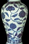 Large Blue and White Vase, Jaijing Period, 1522-66-Ming Dynasty Chinese School-Giclee Print