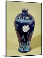 Ming Vase with Three Colour Decoration-null-Mounted Giclee Print