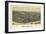 Mingo Junction, Ohio - Panoramic Map-Lantern Press-Framed Art Print