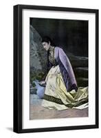 Mingrelien Woman Collecting Water, C1890-null-Framed Giclee Print