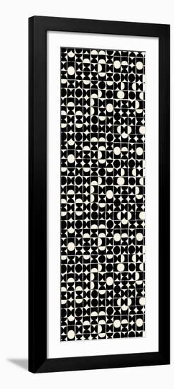 Mini Bauhaus Geo-null-Framed Premium Giclee Print