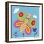 Mini Bugs III-Sophie Harding-Framed Art Print