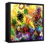 Mini Color Bursts-Ruth Palmer-Framed Stretched Canvas