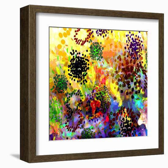 Mini Color Bursts-Ruth Palmer-Framed Art Print