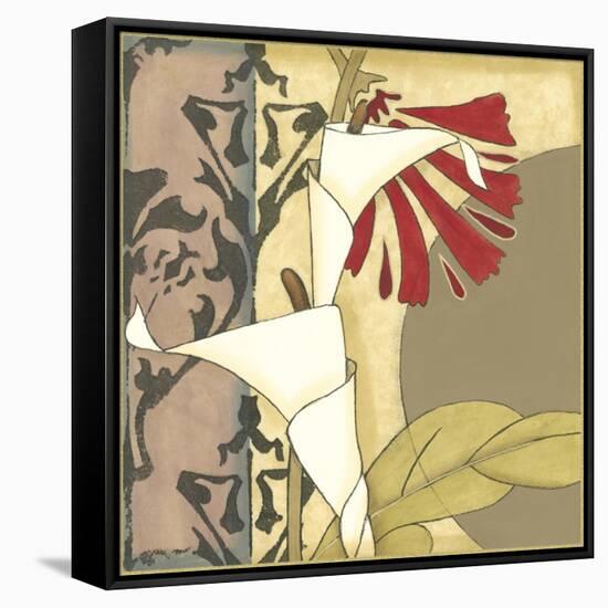 Mini Nouveau Graphic Botanical II-Jennifer Goldberger-Framed Stretched Canvas