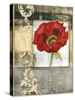 Mini Poppy Poetry I-Jennifer Goldberger-Stretched Canvas