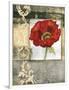 Mini Poppy Poetry I-Jennifer Goldberger-Framed Art Print