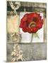 Mini Poppy Poetry I-Jennifer Goldberger-Mounted Art Print