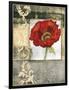 Mini Poppy Poetry I-Jennifer Goldberger-Framed Art Print