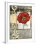 Mini Poppy Poetry I-Jennifer Goldberger-Framed Art Print