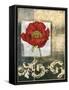 Mini Poppy Poetry II-Jennifer Goldberger-Framed Stretched Canvas