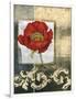 Mini Poppy Poetry II-Jennifer Goldberger-Framed Art Print