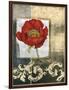 Mini Poppy Poetry II-Jennifer Goldberger-Framed Art Print