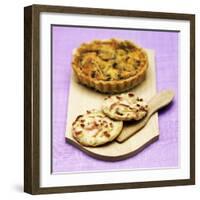 Mini Quiche Lorraine and Onion Tarts-Bernard Radvaner-Framed Photographic Print