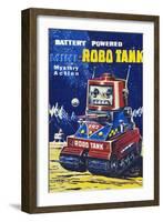 Mini-Robo Tank-null-Framed Art Print