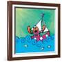 Mini Sailor Jaguar Annimo-null-Framed Art Print