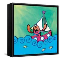 Mini Sailor Jaguar Annimo-null-Framed Stretched Canvas