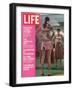 Mini Skirted Woman Shopping for Midi Skirt, August 21, 1970-John Dominis-Framed Photographic Print