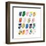 Mini Socks-Hanna Melin-Framed Art Print