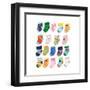 Mini Socks-Hanna Melin-Framed Art Print