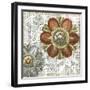 Mini Vintage Rosette II-Vision Studio-Framed Art Print