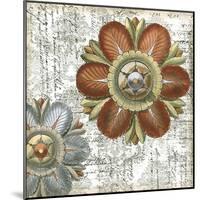 Mini Vintage Rosette II-Vision Studio-Mounted Art Print