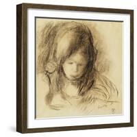 Mini Writer; Coco Ecrivant-Pierre-Auguste Renoir-Framed Giclee Print