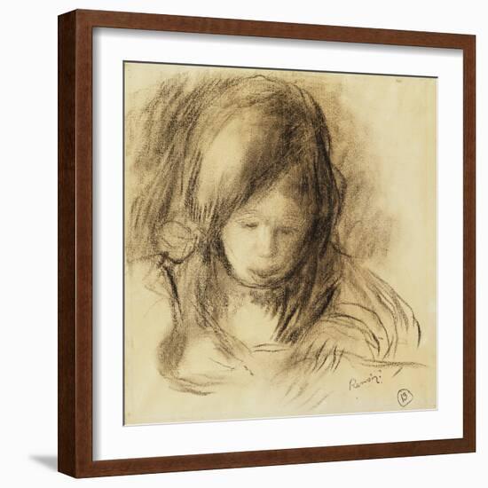 Mini Writer; Coco Ecrivant-Pierre-Auguste Renoir-Framed Giclee Print