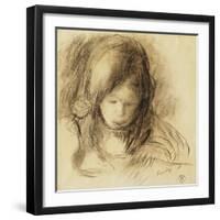 Mini Writer; Coco Ecrivant-Pierre-Auguste Renoir-Framed Giclee Print