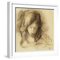 Mini Writer; Coco Ecrivant-Pierre-Auguste Renoir-Framed Giclee Print